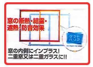 二重窓・二重ガラスは窓の断熱や結露・遮熱・防音効果を発揮します